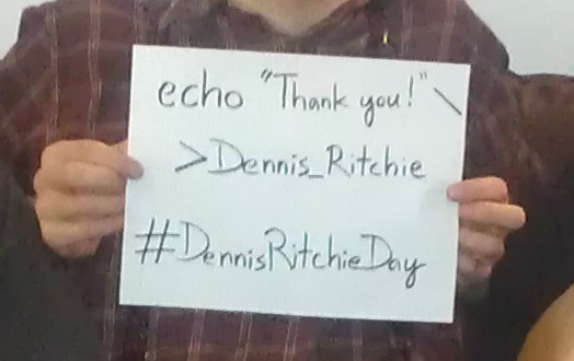 Dennis Ritchie Day, sign of appreciation
