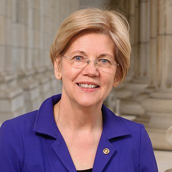 Portrait of Elizabeth Warren.